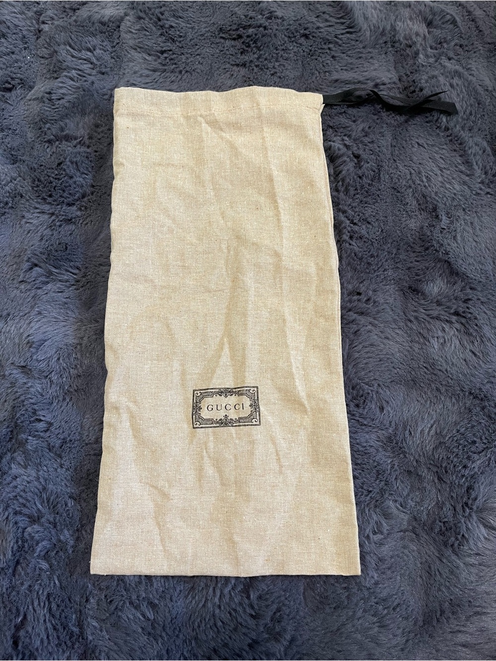 Gucci Beige Linen Drawstring Dust Bag- Shoe/Accessories Storage
